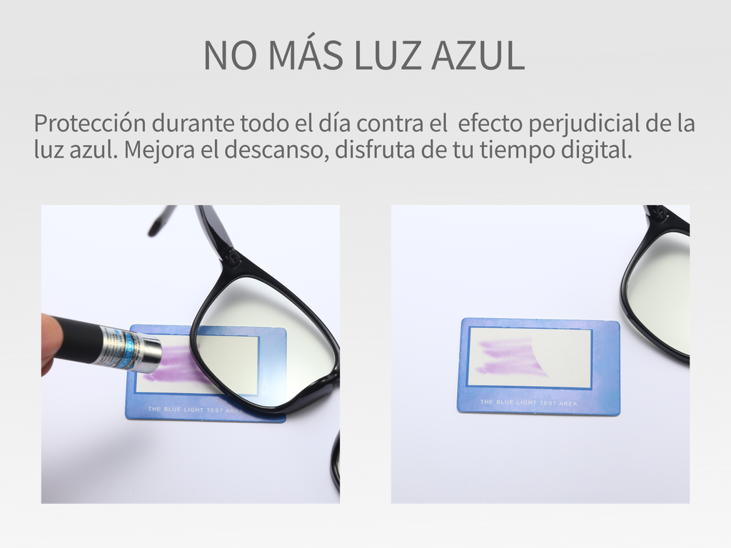 Gafas con filtro para luz azul